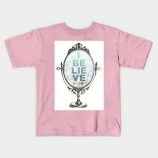 I BELIEVE IN ME-VORTEX Kids T-Shirt